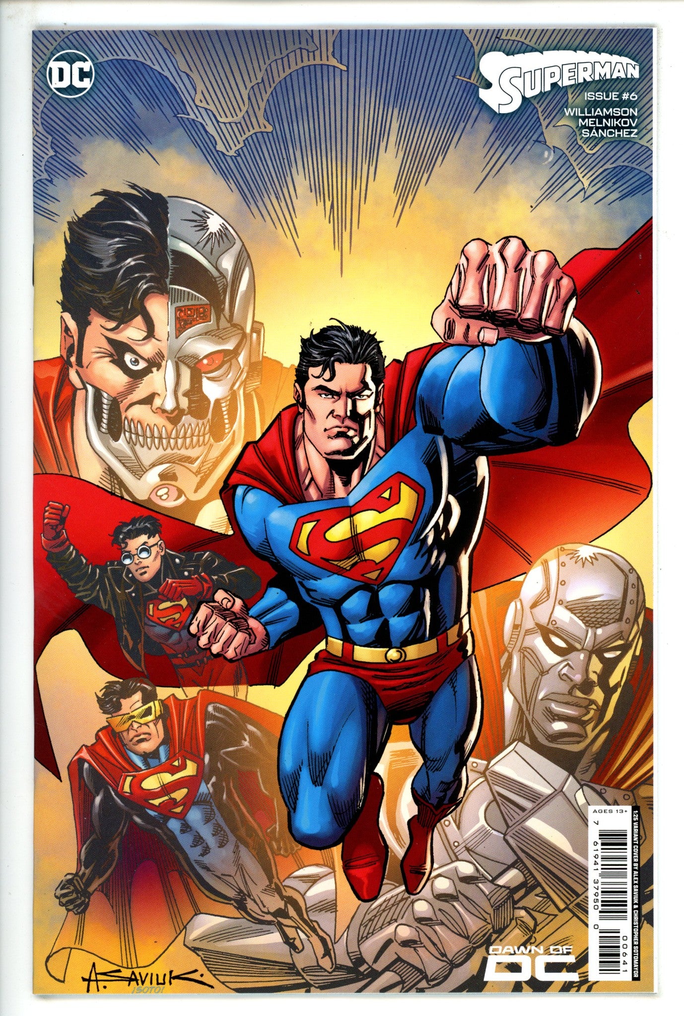 Superman Vol 6 6 Saviuk Incentive Variant NM (2023)