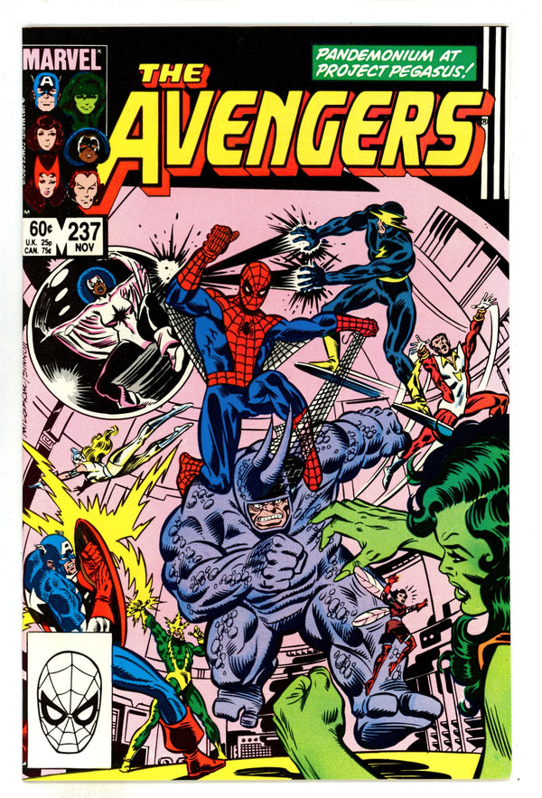 The Avengers Vol 1 237 High Grade (1983)