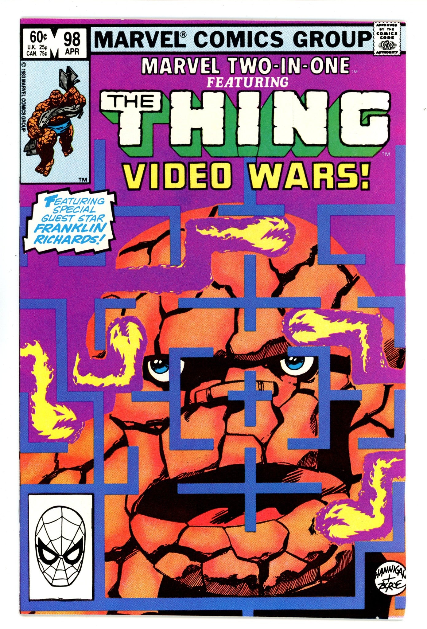 Marvel Two-in-One Vol 1 98 Mid Grade (1983) 