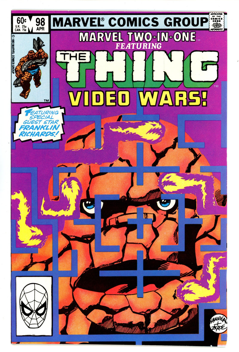 Marvel Two-in-One Vol 1 98 Mid Grade (1983) 