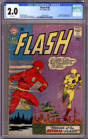 The Flash Vol 1 139 CGC 2.0 (GD) (1963)