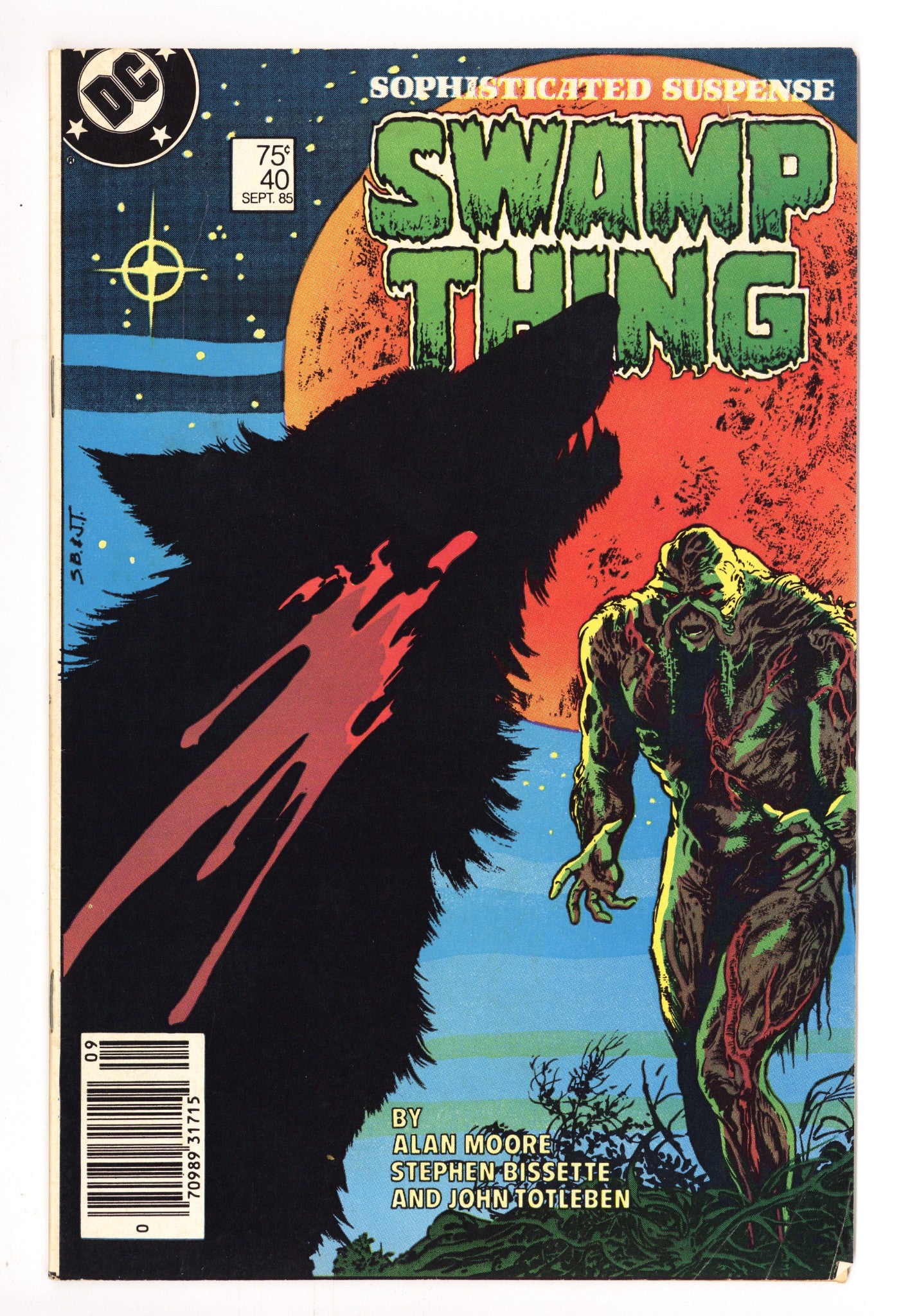 Swamp Thing Vol 2 40 Low Grade (1985) Newsstand 