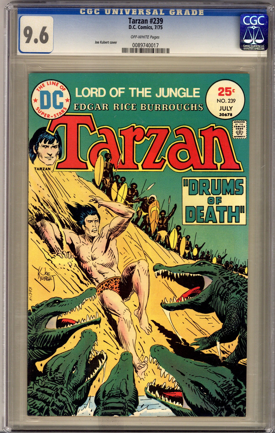 Tarzan 239 CGC 9.6 (NM+) (1975) 