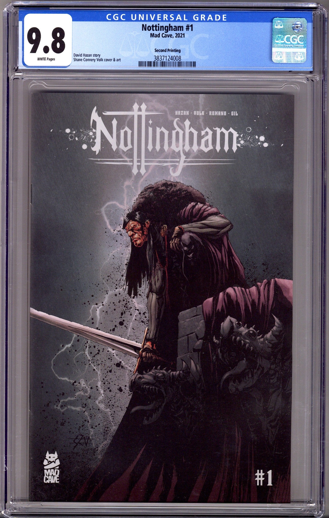 Nottingham 1 2Nd Print CGC 9.8 (2021)