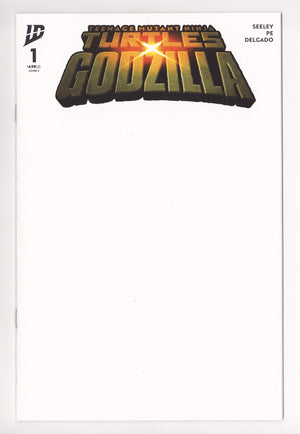 Teenage Mutant Ninja Turtles X Godzilla 1 Blank Variant (2025)
