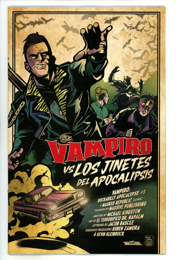 Vampiro Rockabilly Apocalypse 1 Napalm Incentive Variant NM (2024)