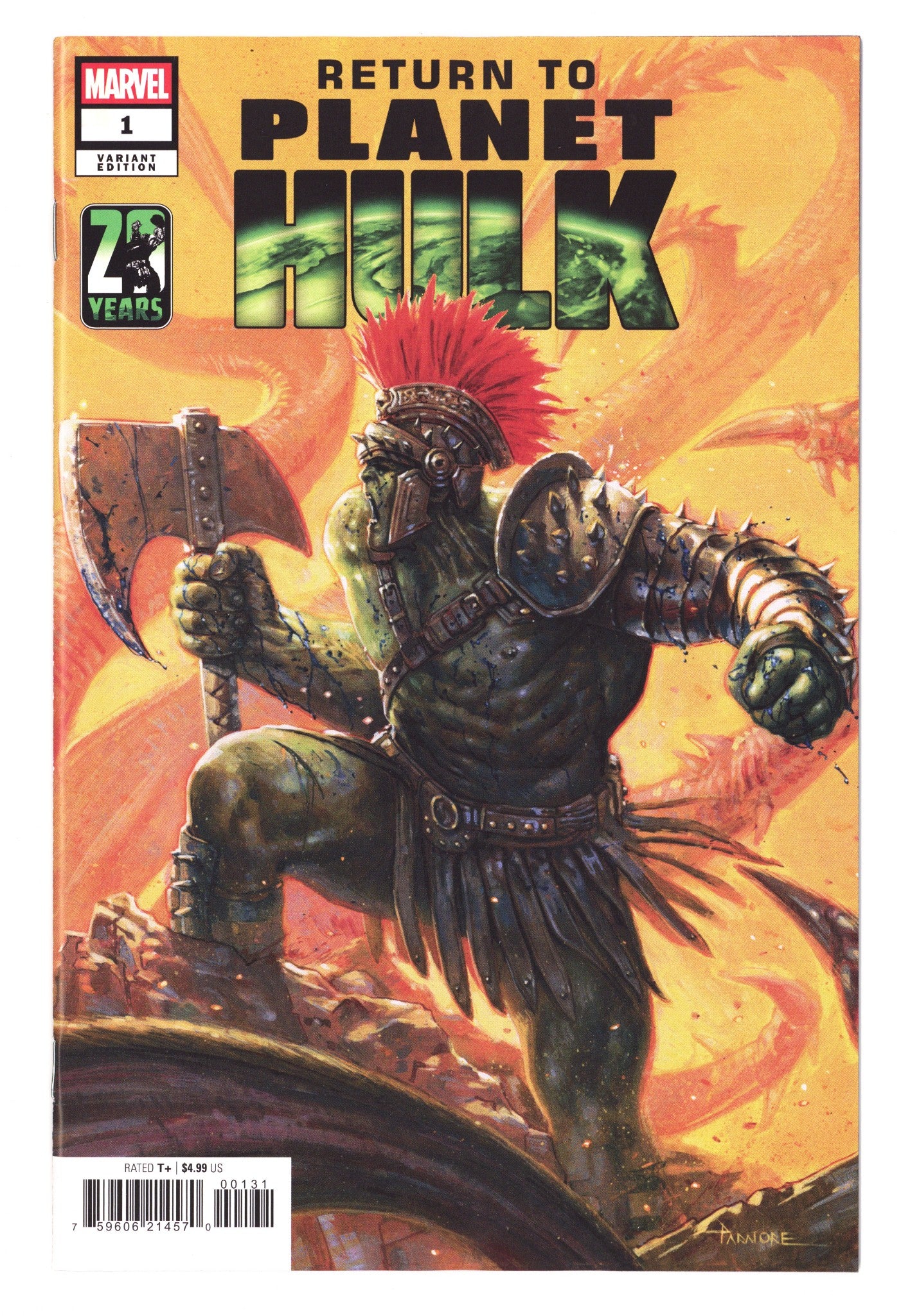 Return To Planet Hulk 1 Paratore Variant (2025)