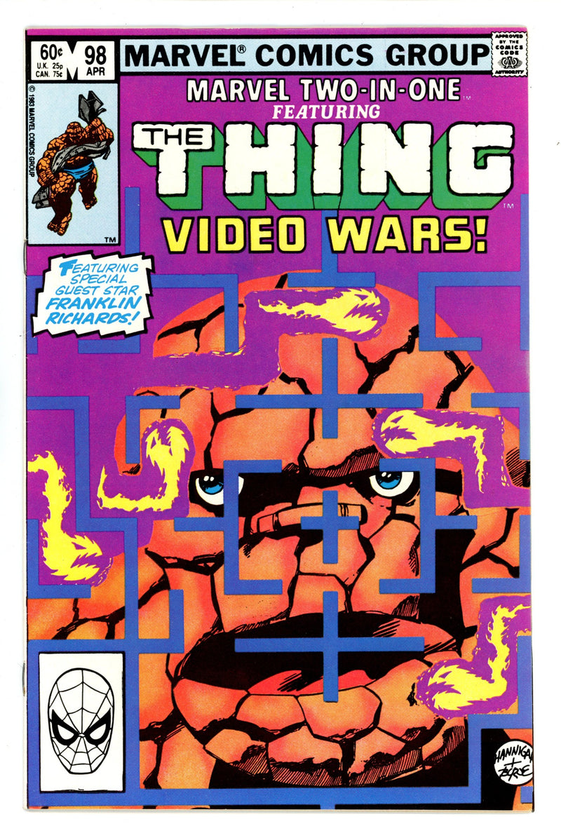 Marvel Two-in-One Vol 1 98 High Grade (1983) 