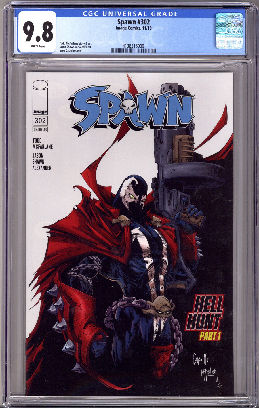Spawn 302 CGC 9.8 (NM/M) (2019)