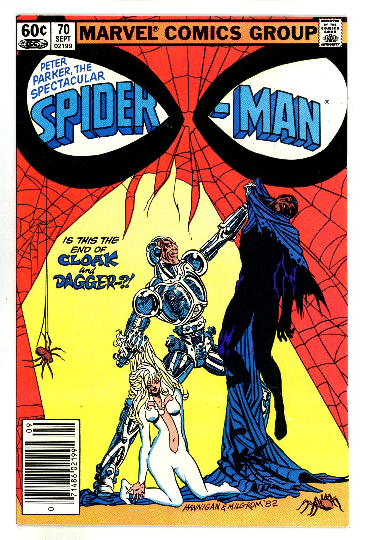 The Spectacular Spider-Man Vol 1 70  VF+ (8.5)  (1982)  Newsstand  