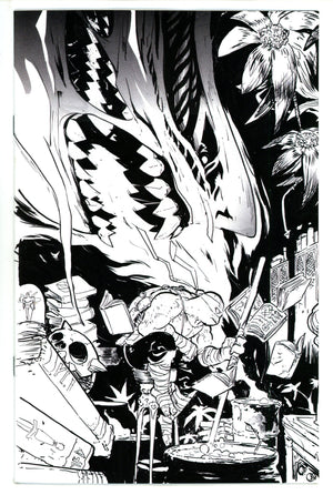 Teenage Mutant Ninja Turtles Vol 5 146 Rossmo B&W Incentive Variant NM- (2023)