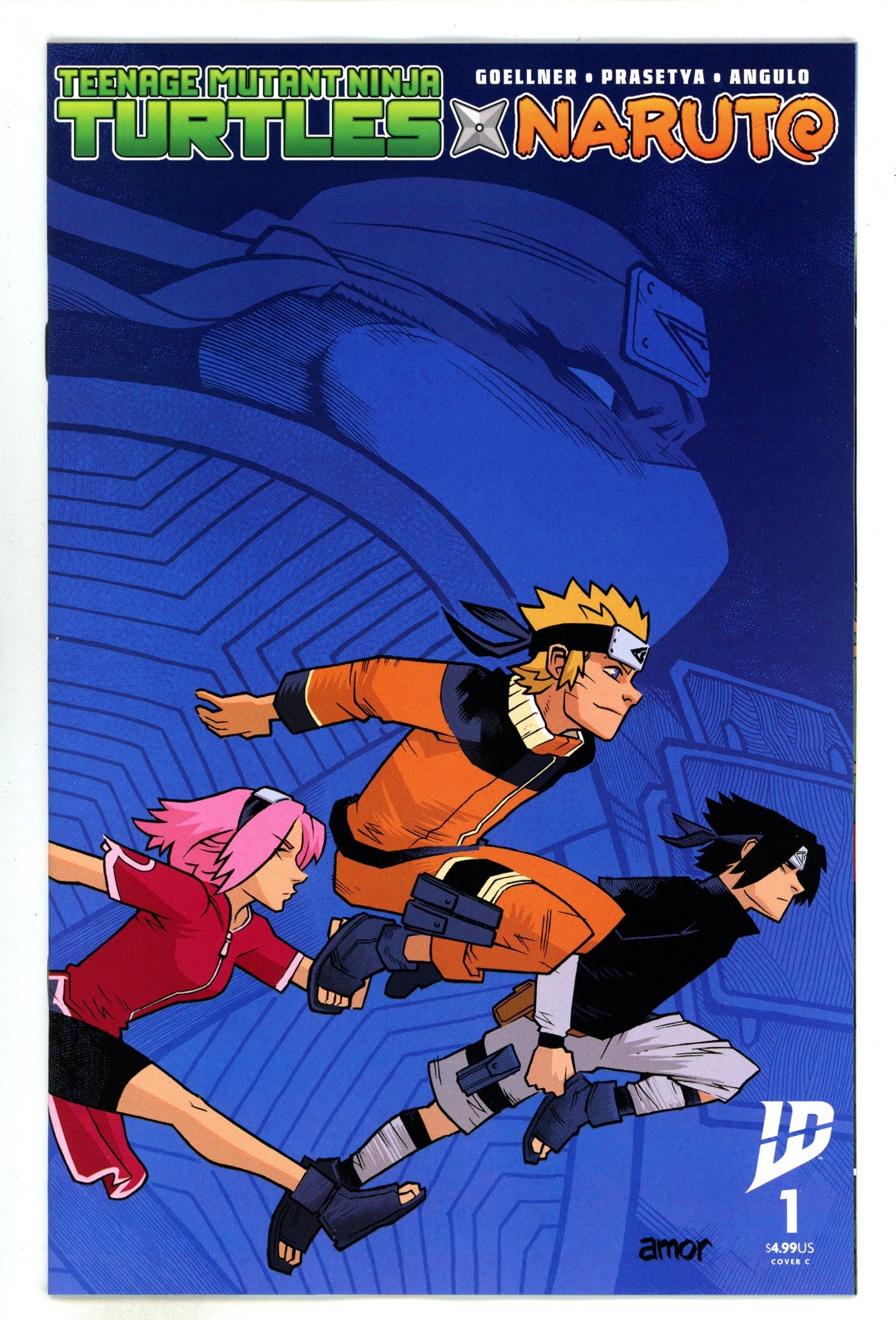 Teenage Mutant Ninja Turtles X Naruto 1 Amor Variant (2024)