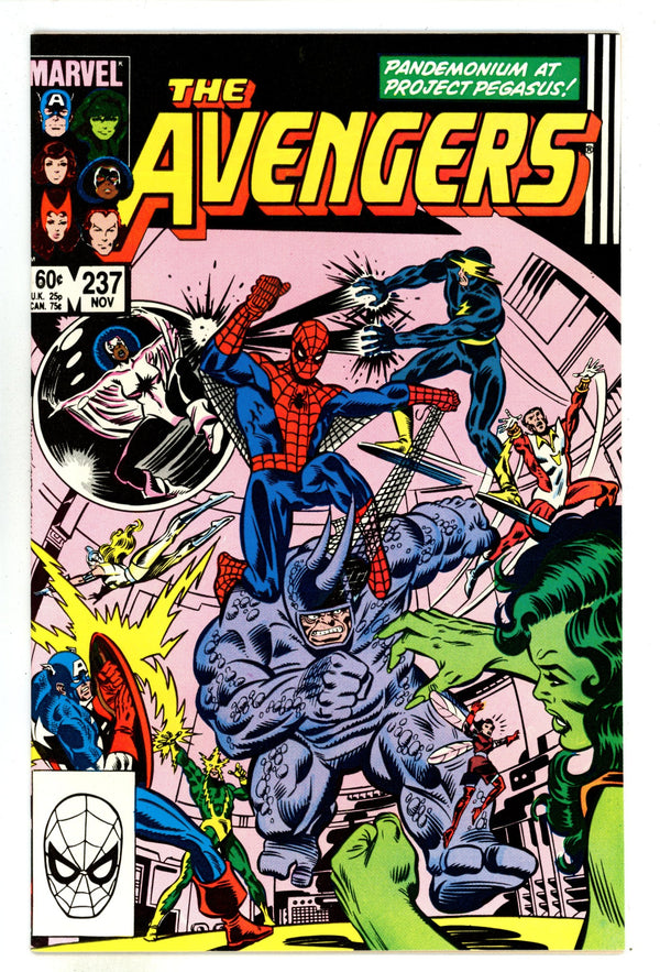 The Avengers Vol 1 237 NM- (9.2) (1983)