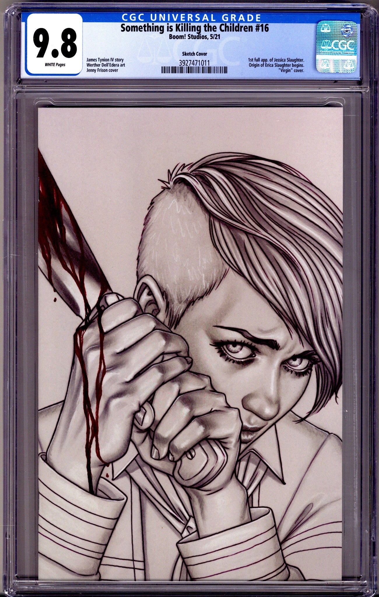 Something Is Killing the Children 16 CGC 9.8 (NM/M) (2021) Frison Sketch Virgin Incentive Variant