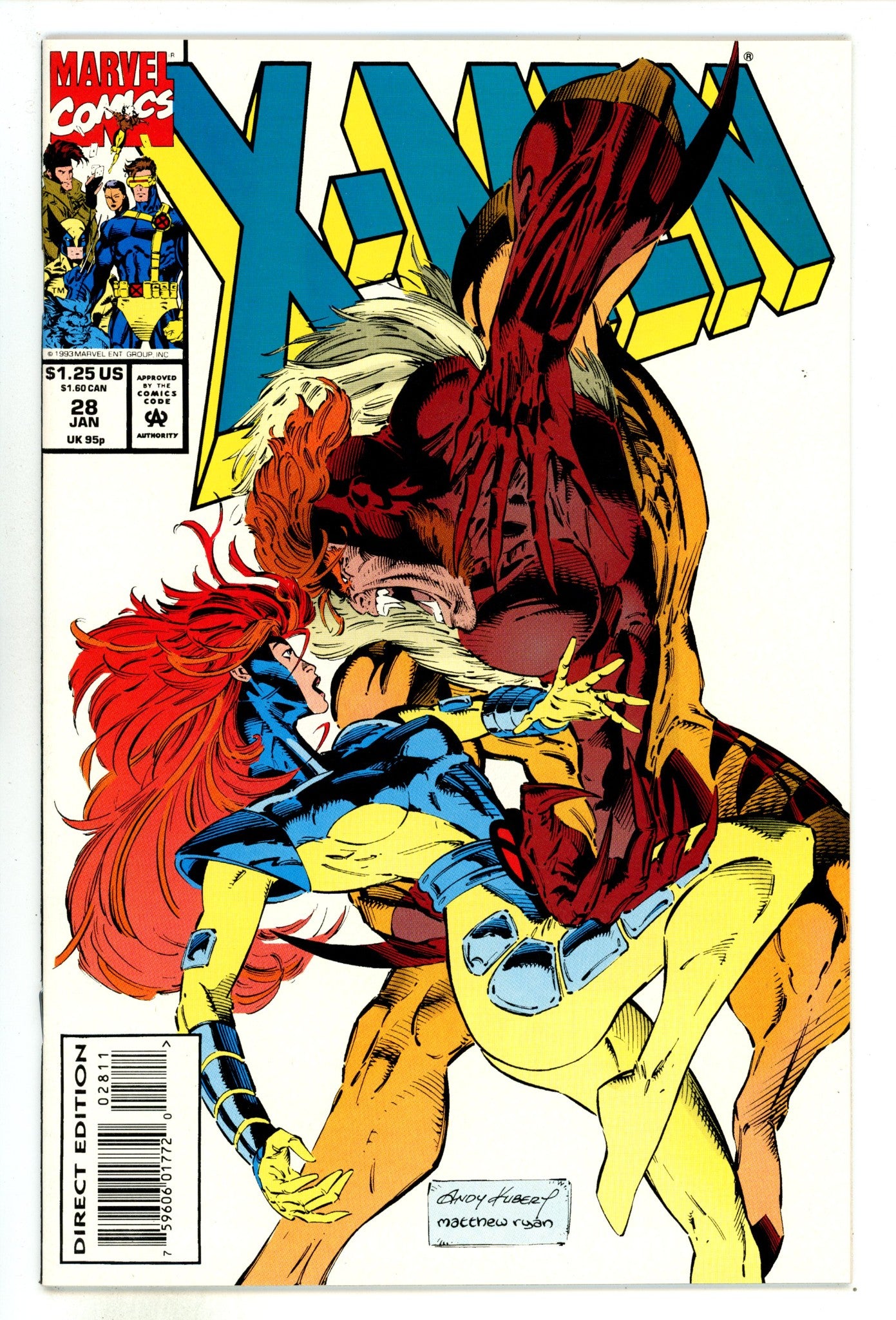 X-Men Vol 1 28 NM- (9.2) (1994) 