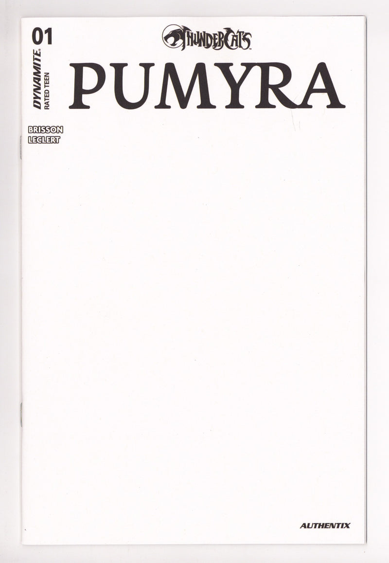 Thundercats Pumyra 1 Blank Variant (2025)