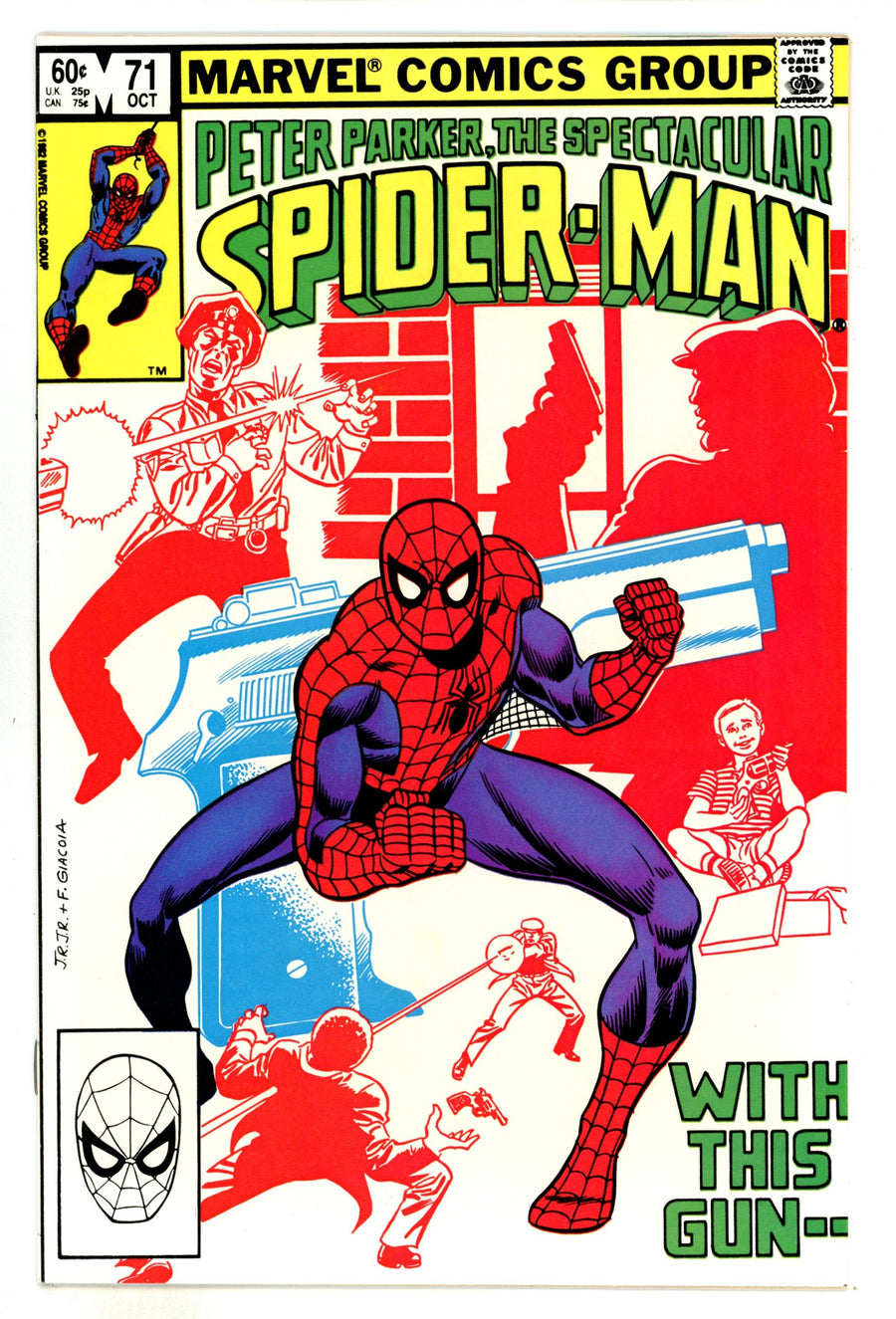 The Spectacular Spider-Man Vol 1 71  VF- (7.5)  (1982)  