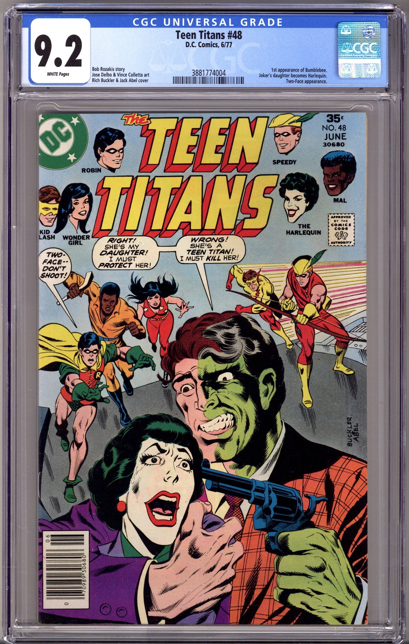 Teen Titans Vol 1 48 CGC 9.2 (NM-) (1977) 