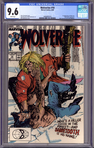 Wolverine Vol 2 10 CGC 9.6 (NM+) (1989)