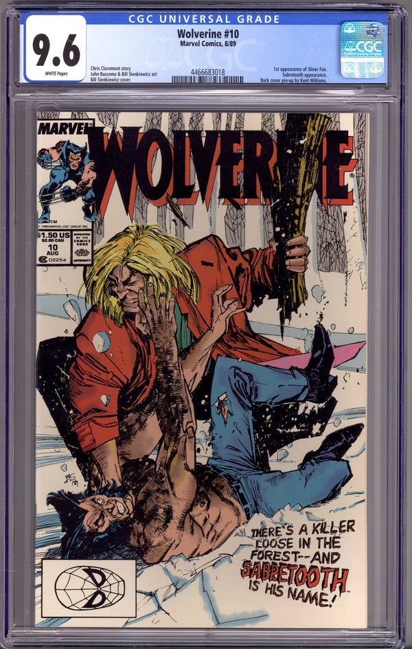 Wolverine Vol 2 10 CGC 9.6 (NM+) (1989)