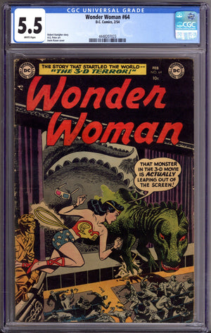Wonder Woman Vol 1 64 CGC 5.5 (FN-) (1954)