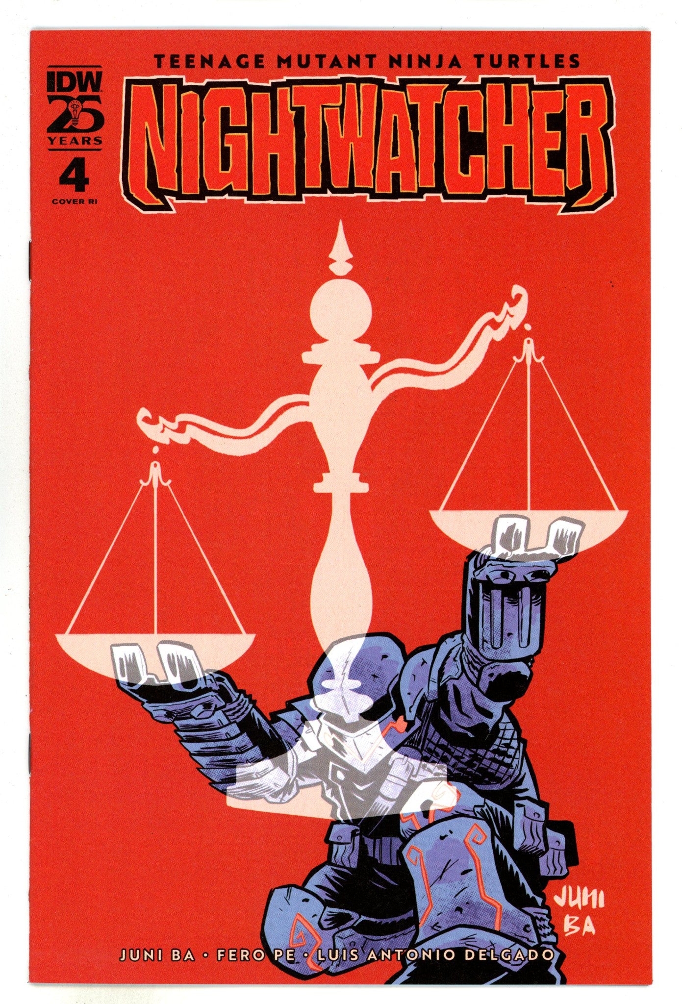 Teenage Mutant Ninja Turtles: Nightwatcher 4 Ba Incentive Variant NM- (2024)