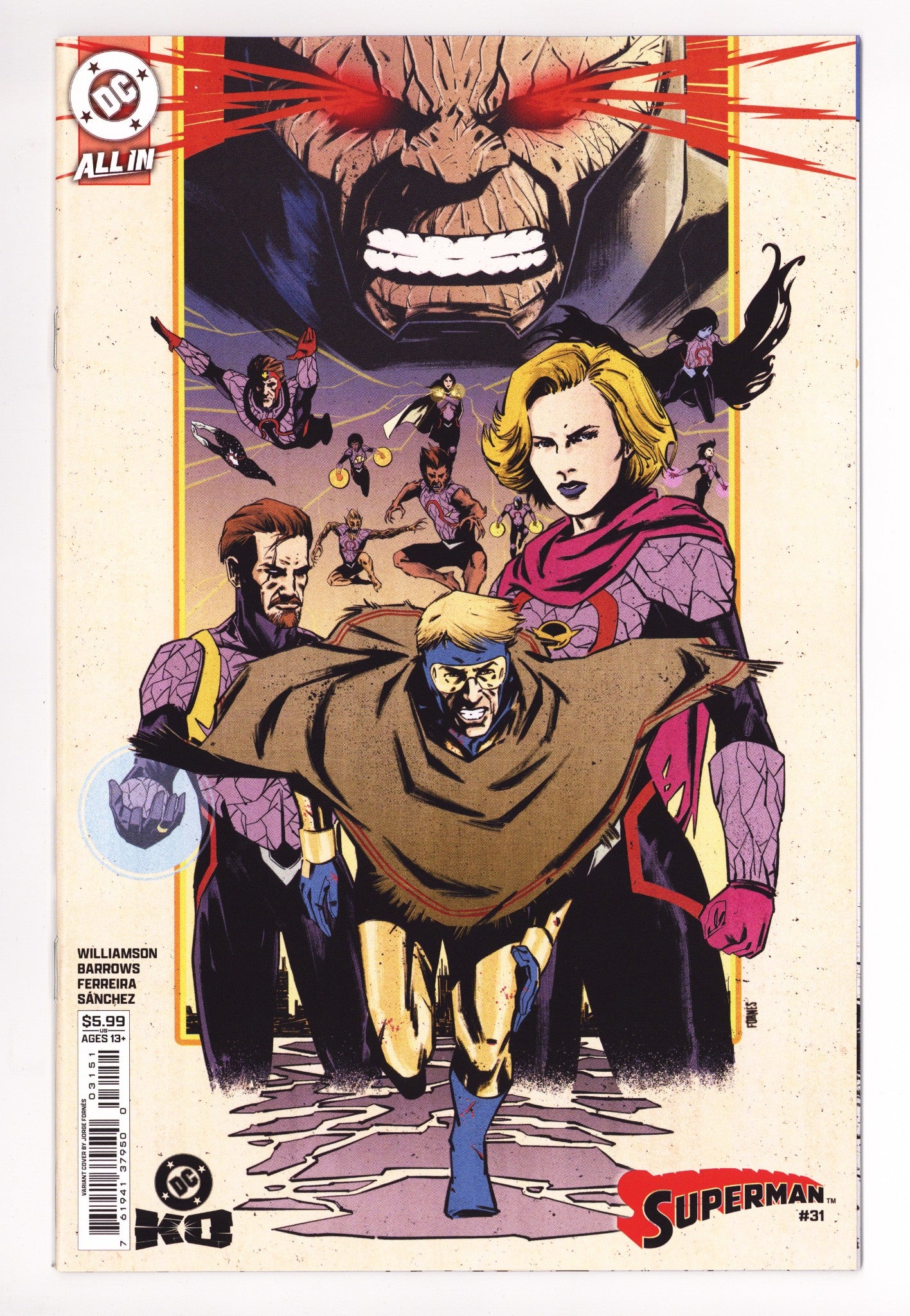 Superman Vol 6 31 Fornés Variant (2025)