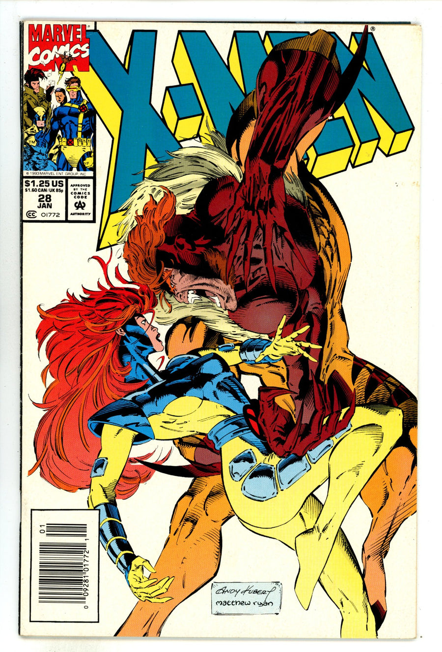 X-Men Vol 1 28 Mid Grade (1994) Newsstand 