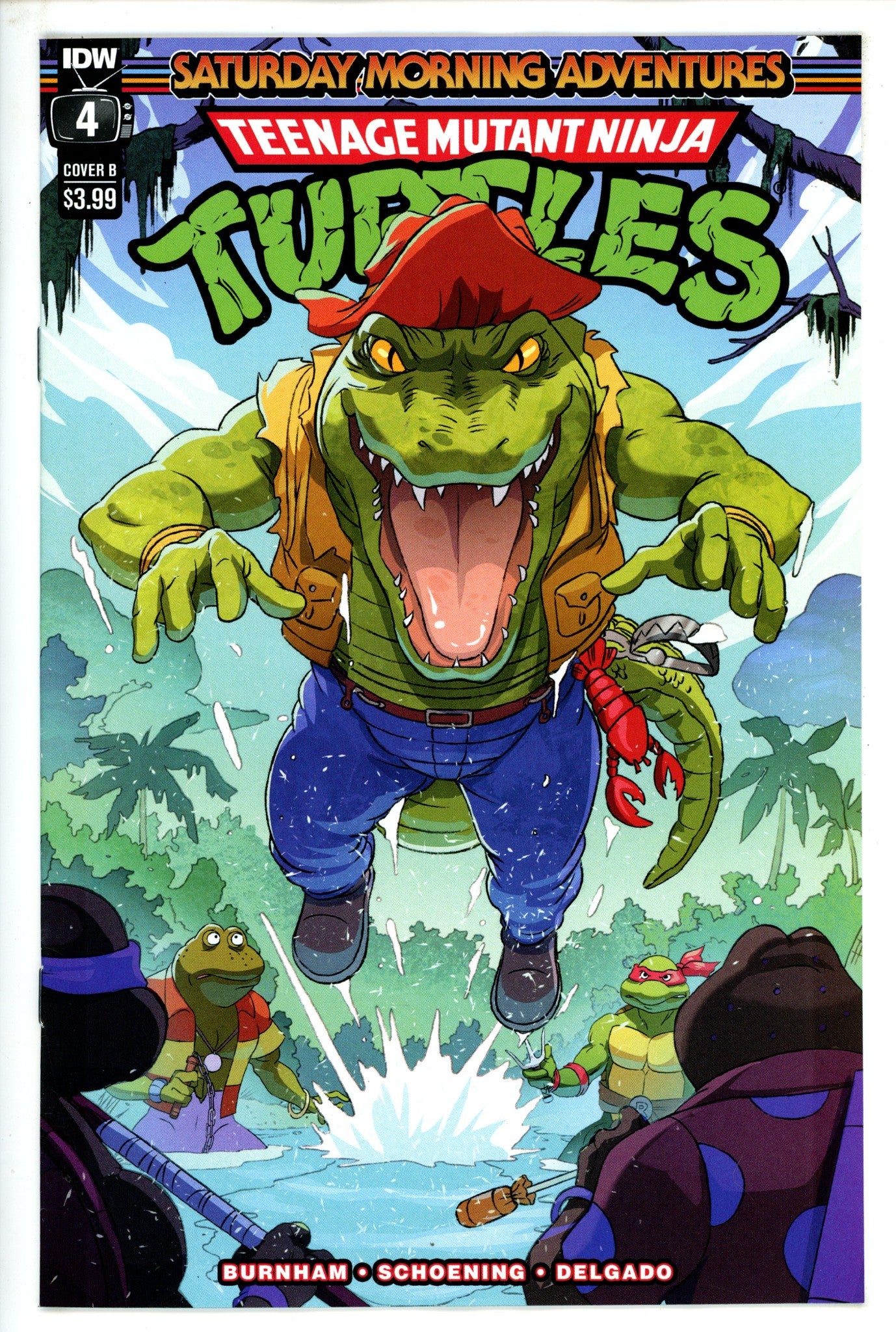 Teenage Mutant Ninja Turtles Saturday Morning Adventures 4 Schoening Variant (2023)