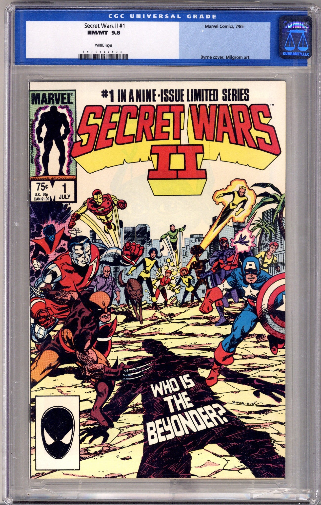Secret Wars II   1 CGC 9.8 (NM/M)   (1985)        