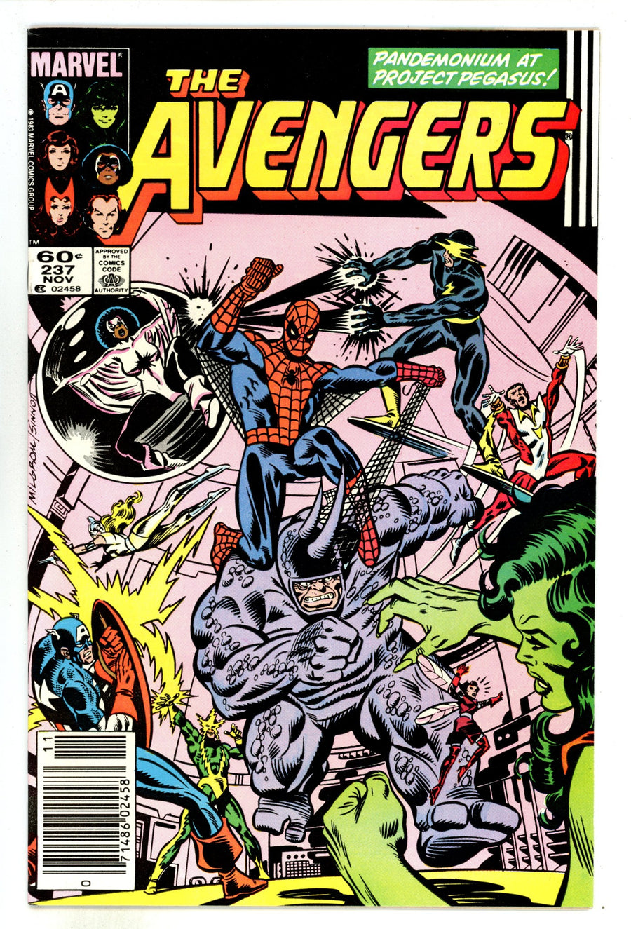 The Avengers Vol 1 237  High Grade   (1983)     Newsstand  