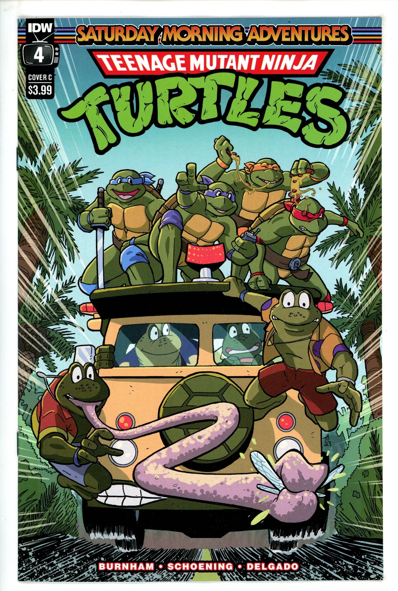 Teenage Mutant Ninja Turtles Saturday Morning Adventures 4 Suntrup Variant (2023)