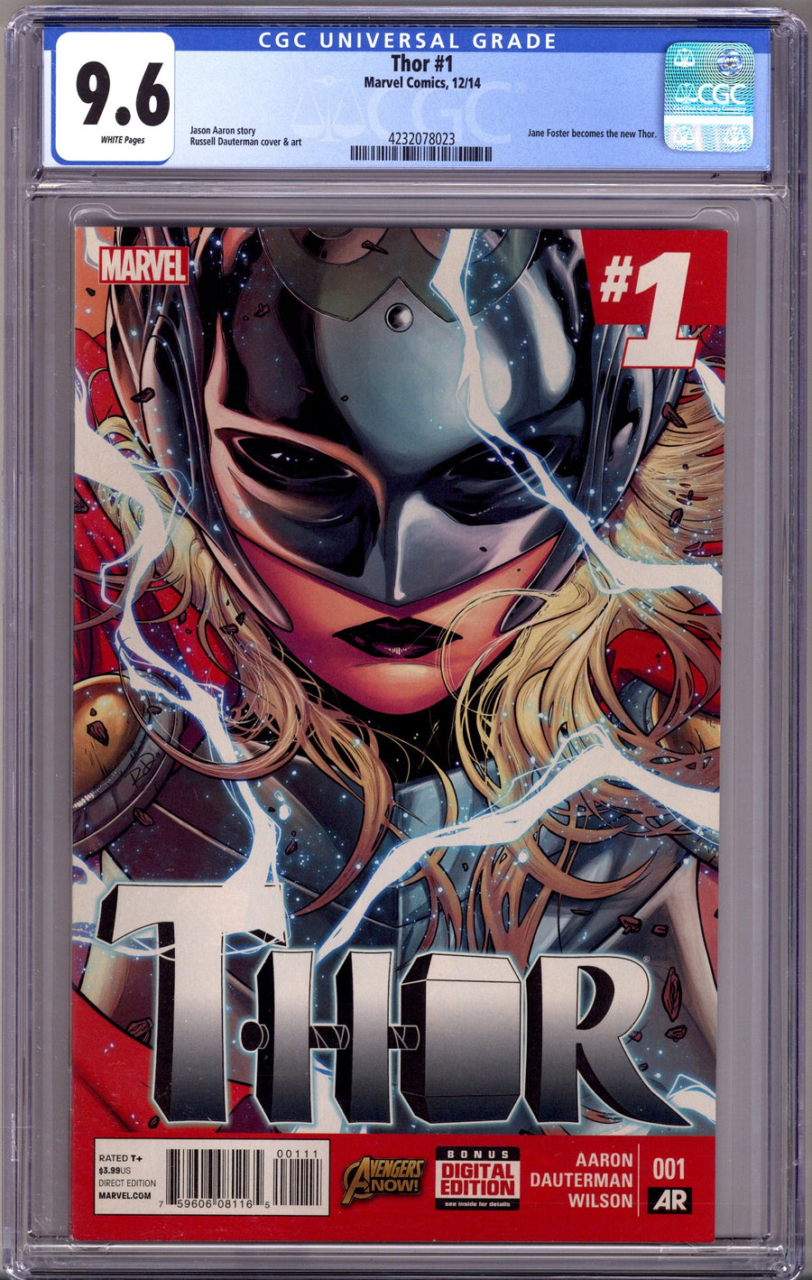 Thor Vol 4 1 CGC 9.6 (NM+) (2014) 