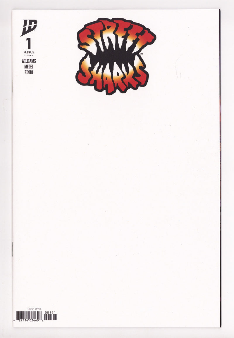 Street Sharks 1 Blank Variant (2025)