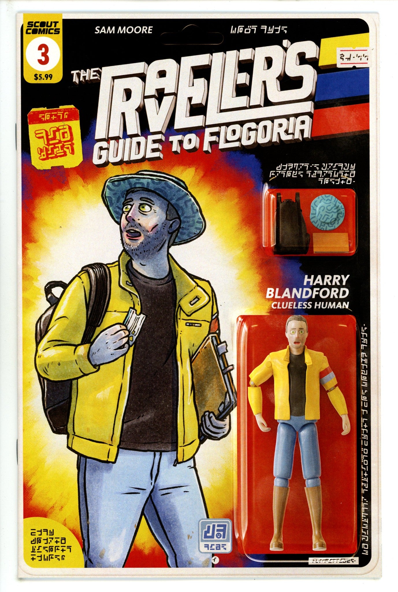 Travelers Guide To Flogoria 3 Moore Action Figure Incentive Variant VF/NM (2023)