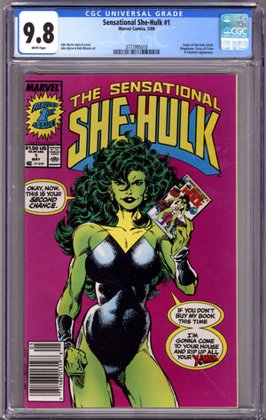 The Sensational She-Hulk   1 CGC 9.8 (NM/M)   (1989)