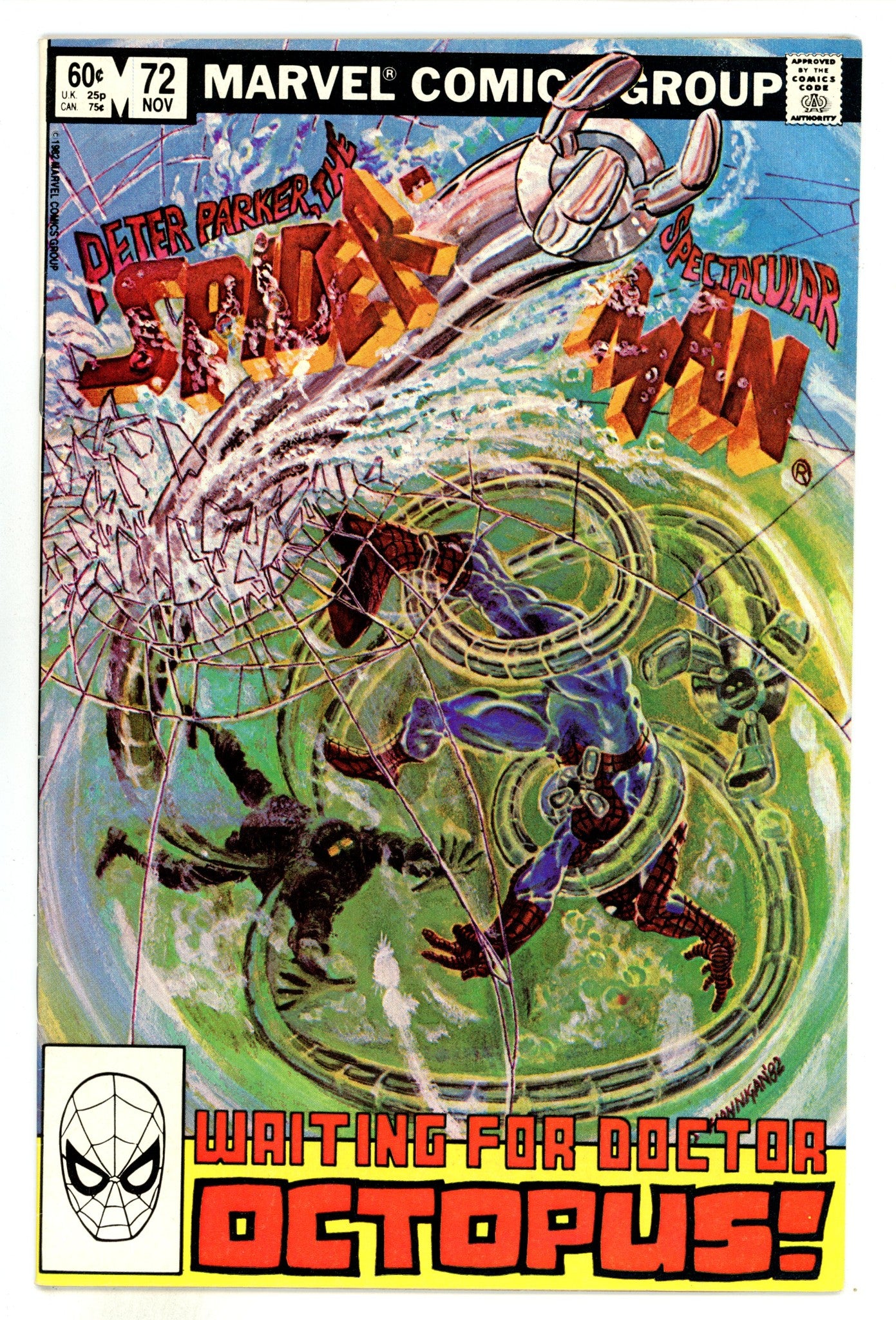 The Spectacular Spider-Man Vol 1 72  FN/VF (7.0)  (1982)  