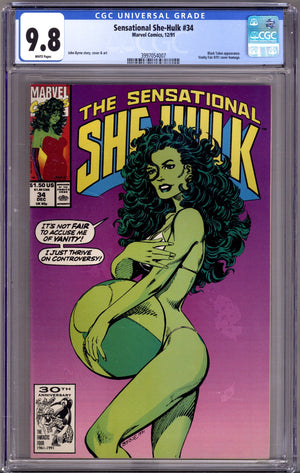 The Sensational She-Hulk   34 CGC 9.8 (NM/M)   (1991)