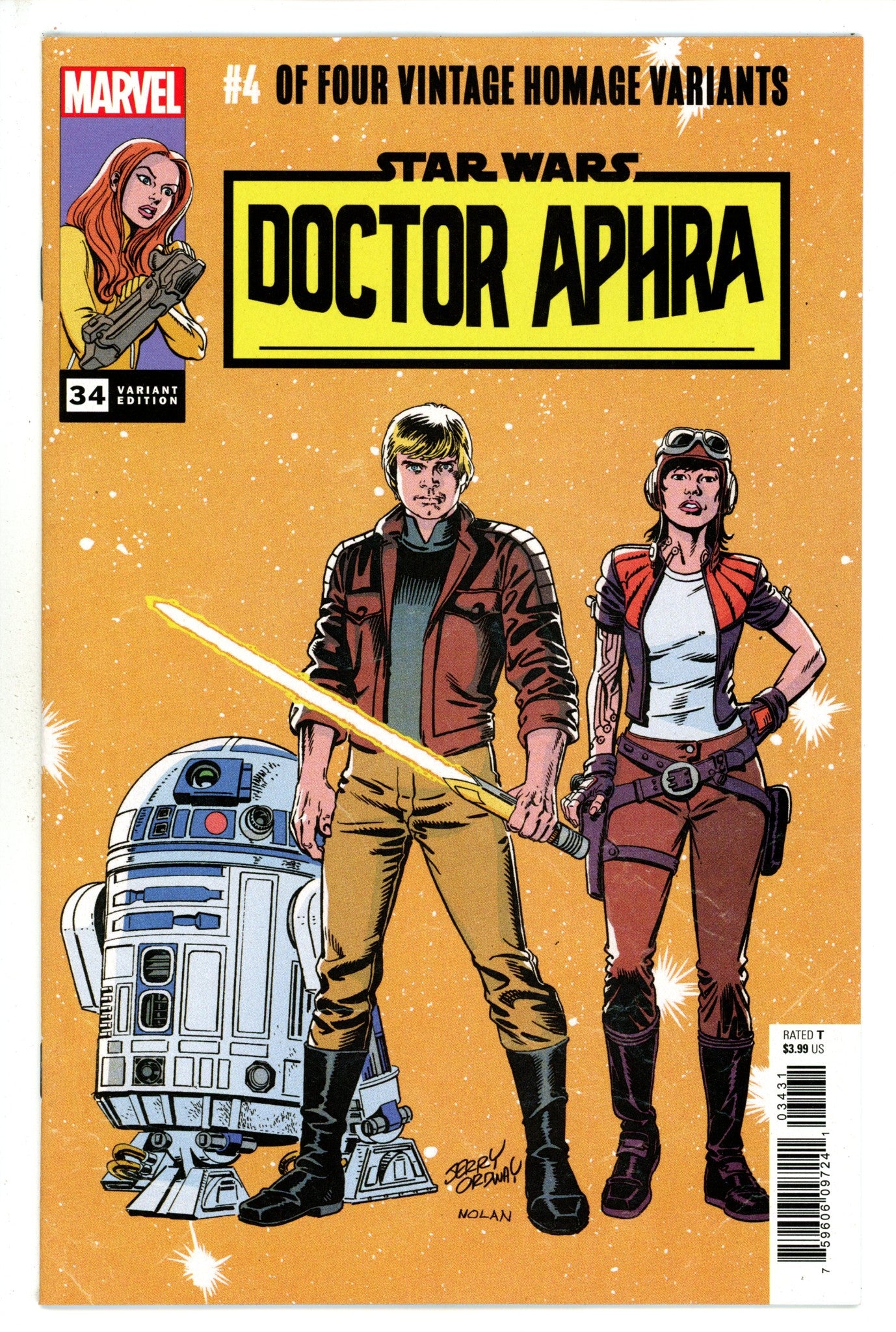 Star Wars Doctor Aphra Vol 2 34 Ordway Homage Variant (2023)