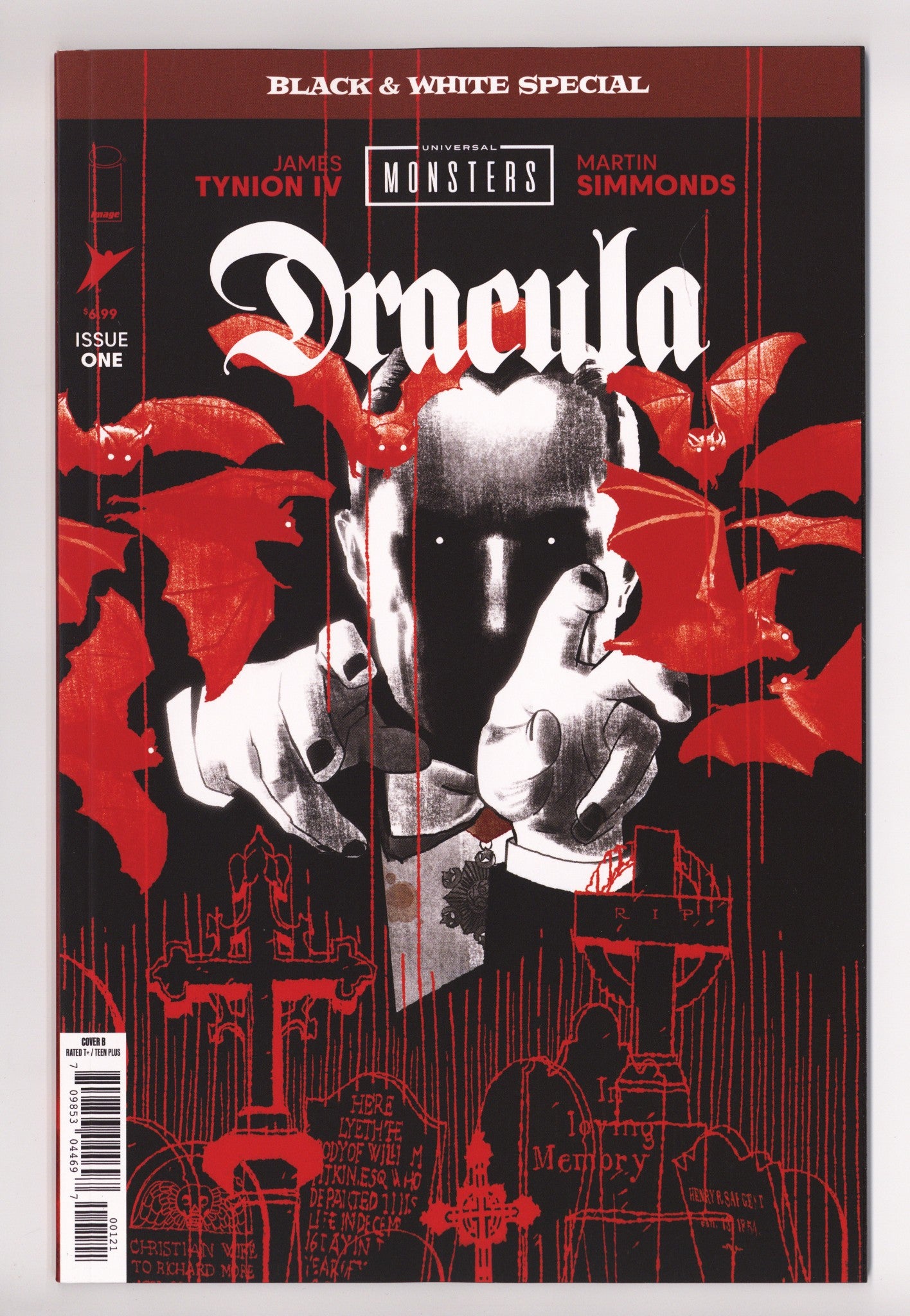 Universal Monsters Dracula Black & White Special 1 Chiarello Variant (2025)