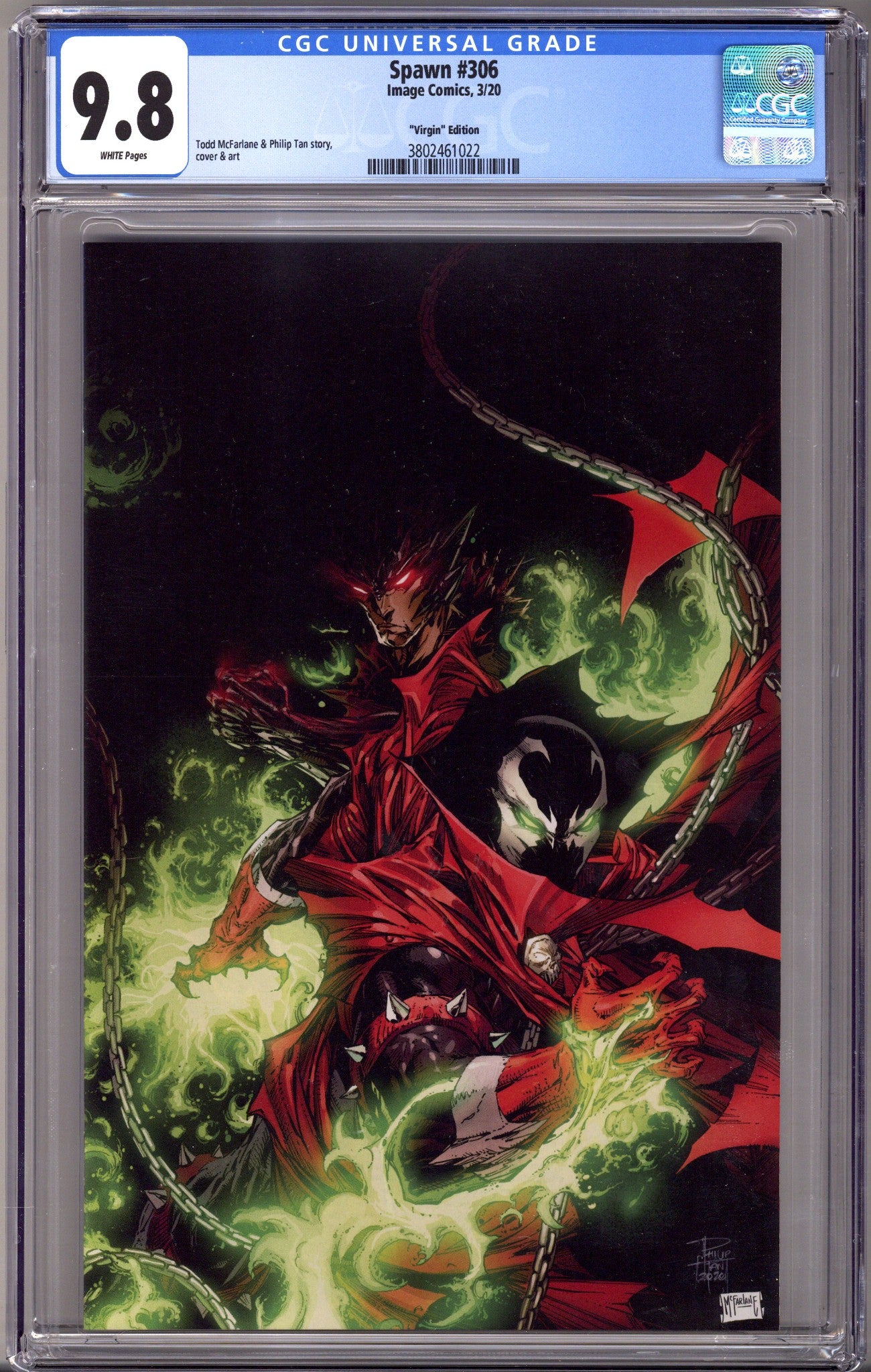 Spawn 306 CGC 9.8 (NM/M) (2020) McFarlane Virgin Variant