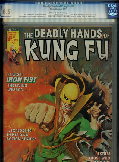 The Deadly Hands of Kung Fu 19 CGC 6.5 (FN+) (1975) 