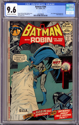 Batman Vol 1 240 CGC 9.6 (1972)