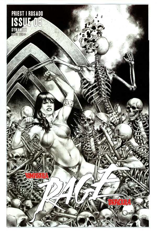 Vampirella Dracula Rage 5 Vigonte B&W Incentive Variant (2024)