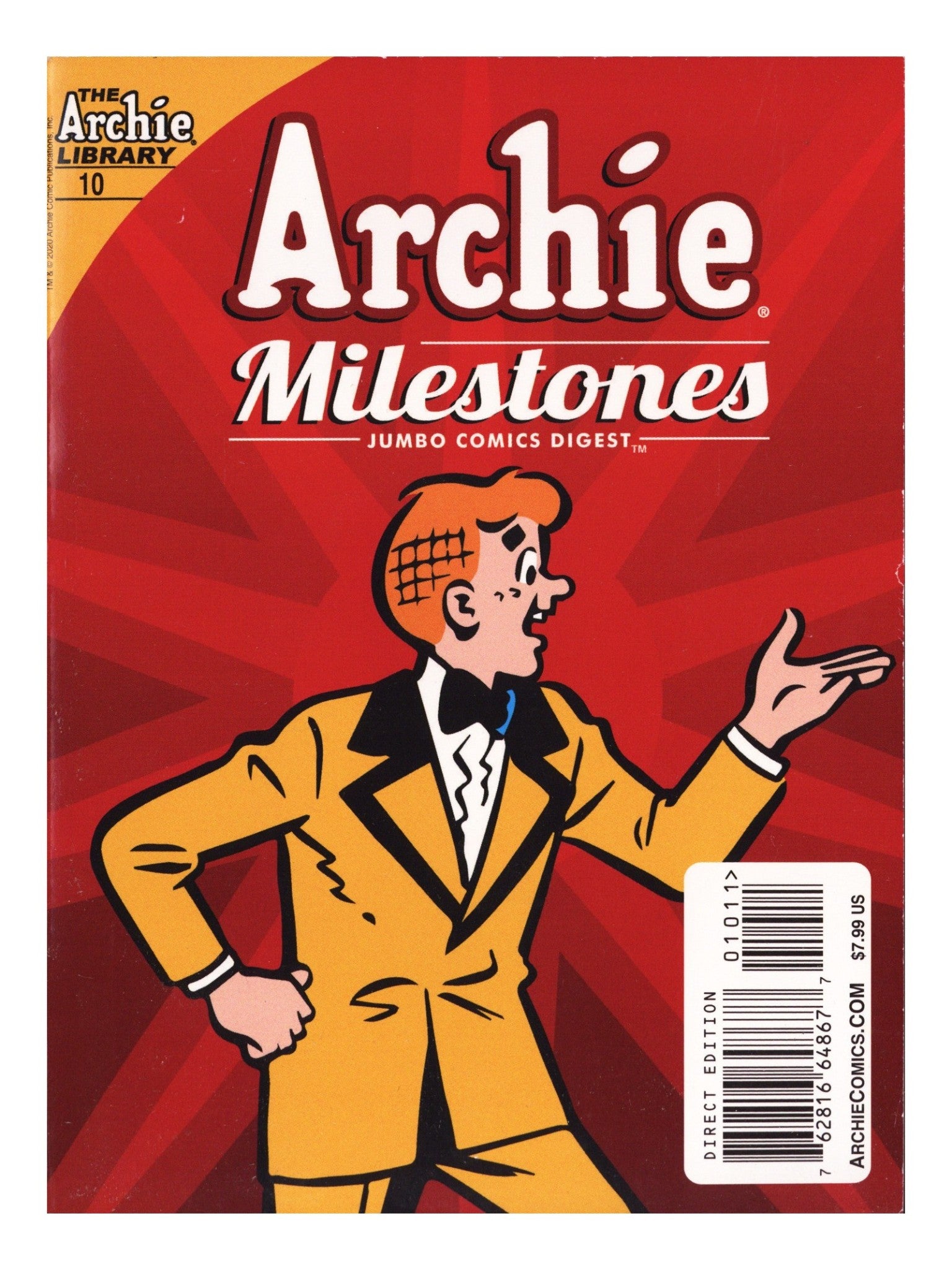 Archie Milestones Jumbo Comics Digest 10 High Grade (2020) 