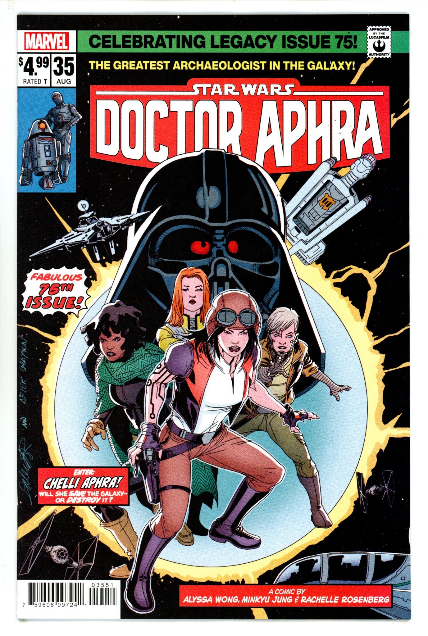 Star Wars Doctor Aphra Vol 2 35 Larroca Homage Variant (2023)