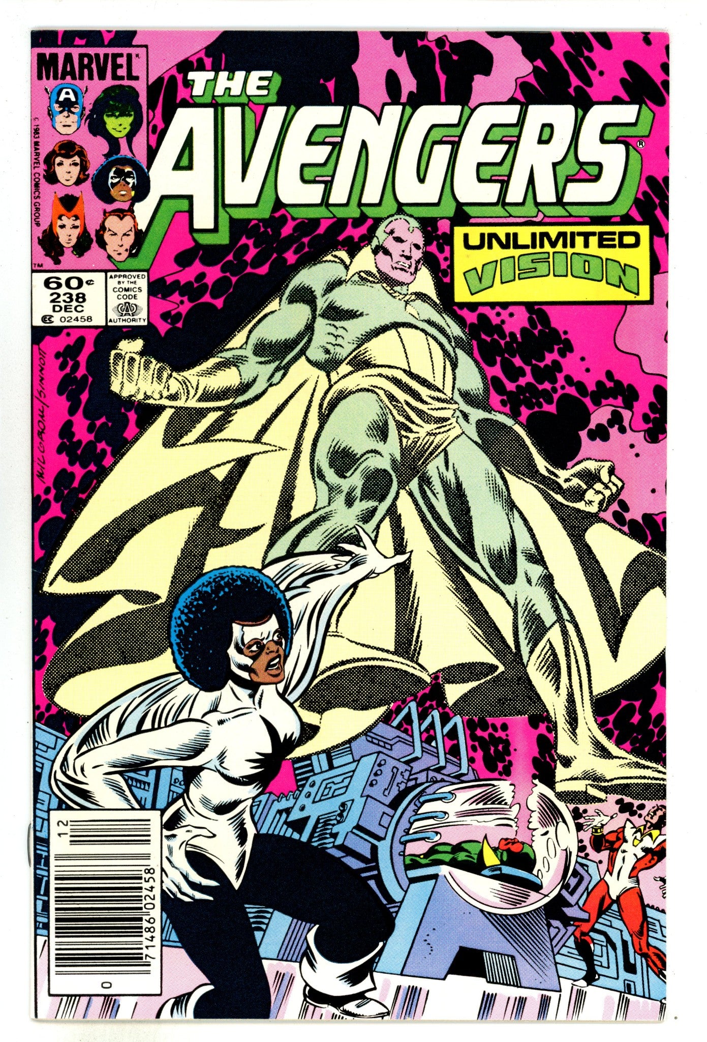 The Avengers Vol 1 238  Mid Grade   (1983)     Newsstand  