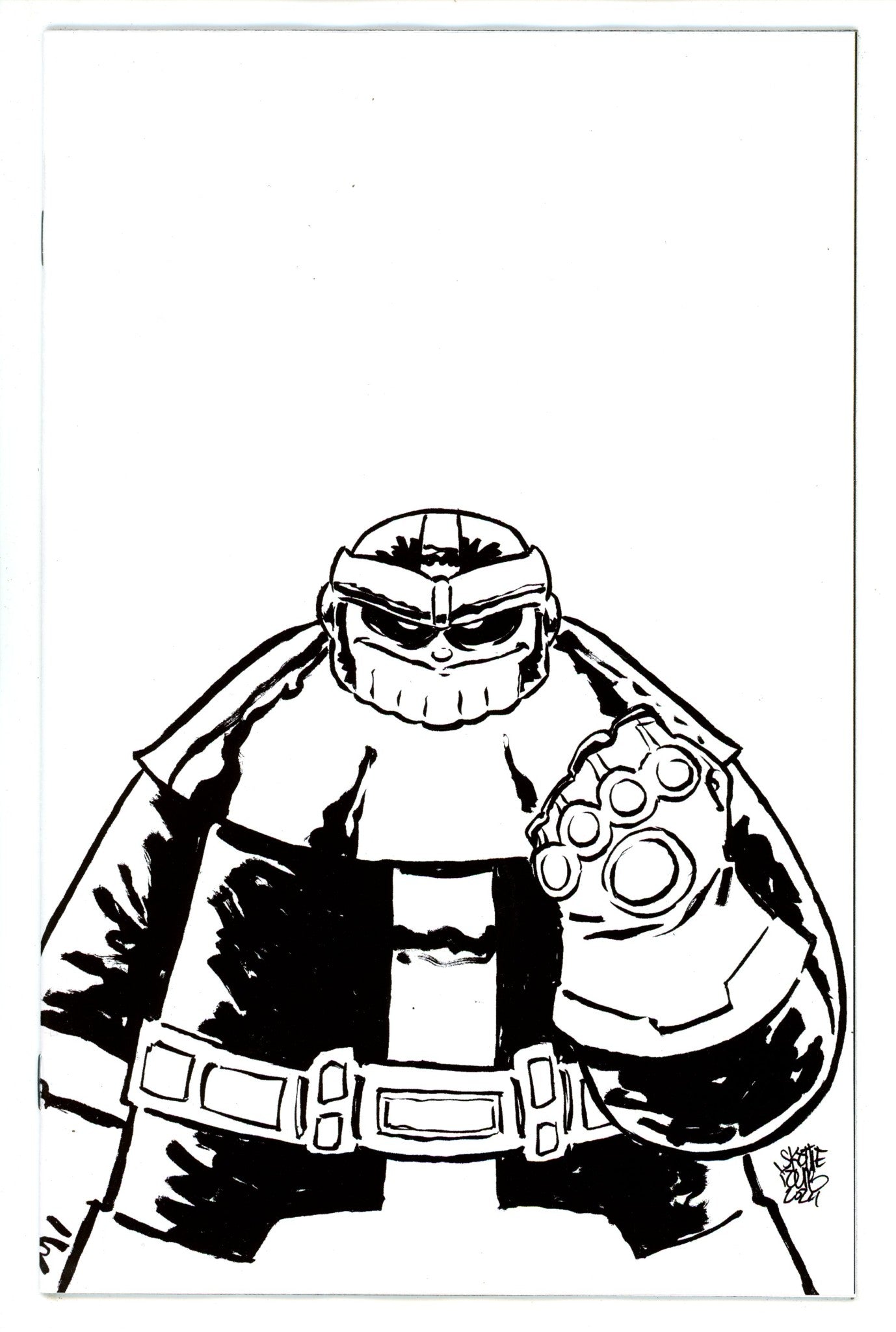 Thanos Annual Vol 4 1 Young B&W Virgin Incentive Variant NM- (2024)