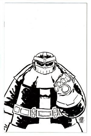 Thanos Annual Vol 4 1 Young B&W Virgin Incentive Variant NM- (2024)