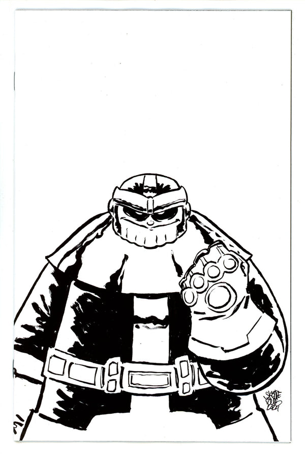 Thanos Annual Vol 4 1 Young B&W Virgin Incentive Variant NM- (2024)